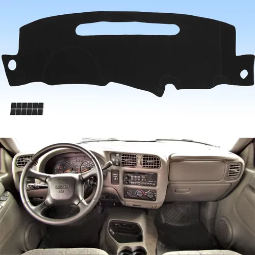 Vista 17 de AUQDD Tapete de Cubierta del Tablero Compatible con Ch-Evy Cavalier 1995 1996 1997 1998 1999 2000 2001 2002 2003 2004 2005, Tapete de Tablero
