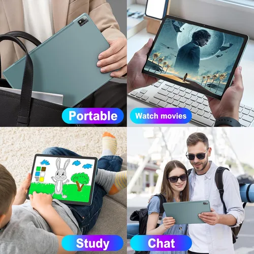 Vista 8 de AISLPC Tableta Android 13 de 11 pulgadas 16GB RAM+256GB ROM+1TB Expandir Octa-Core Tablets PC con doble ranura para tarjeta SIM, pantalla 2K 2000 x