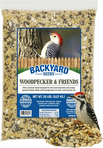 Vista 25 de Backyard Seeds - Mezcla de semillas de aves sin desperdicios (5 libras)