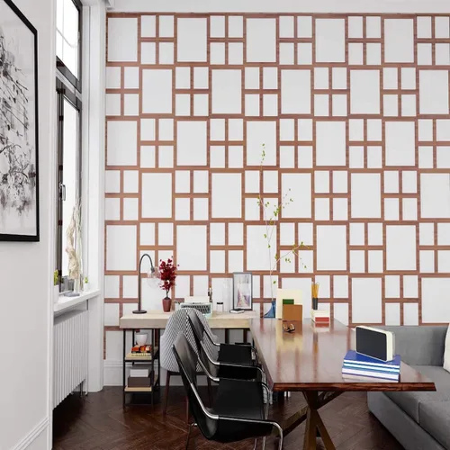 Vista 13 de 4 7/8"W X 7 3/8"H Extra Pequeña Westmore Decorativos Paneles De Pared De Madera Calado, Aliso