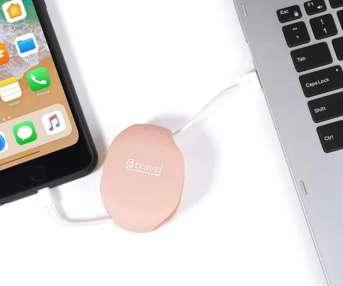 Vista 5 de Organizador de auriculares, administrador de cables, maestro de cables automático inteligente, un simple tirón y luego se retirará automáticamente