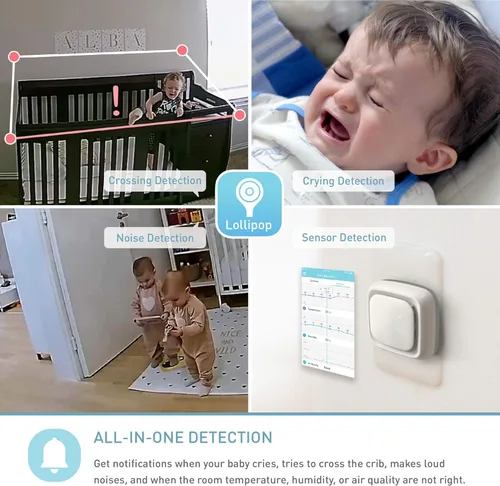 Vista 4 de Lollipop - Monitor de bebé inteligente