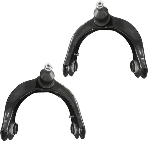 Vista 135 de Detroit Axle - 4 brazos de control de extremo delantero para Nissan Frontier Xterra 2000-2004 Brazos de control inferior y superior con rótulas