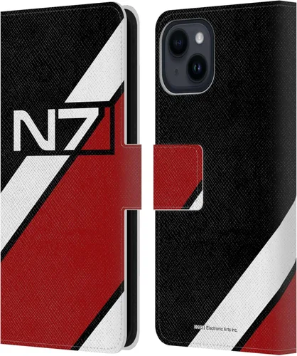 Vista 12 de Head Case Designs Officially Licensed EA Bioware Mass Effect Cerberus Logo Graphics Leather Wallet Case Compatible with Apple iPhone 7 Plus/iPhone 8