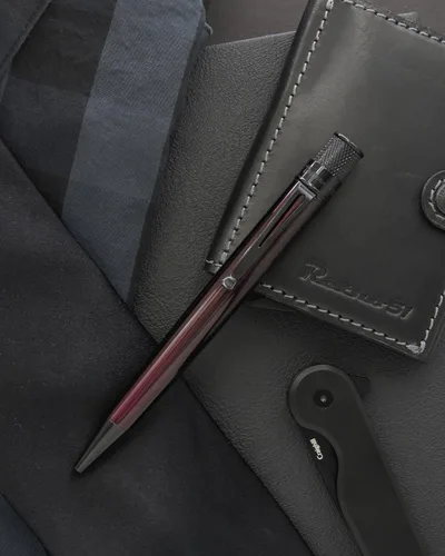 Vista 4 de Retro 51 Tornado™ Stealth - Bolígrafo roller cereza negra