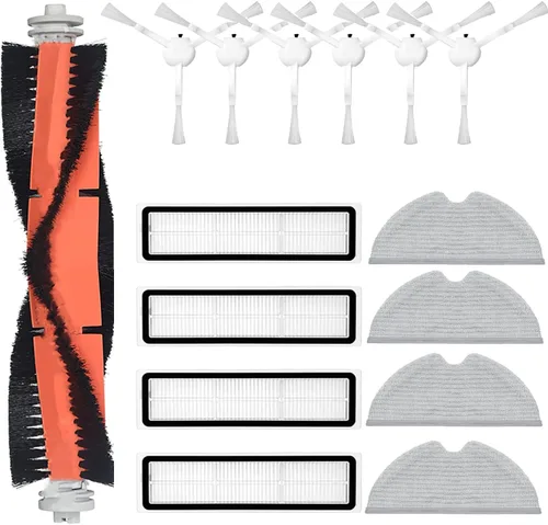 Vista 6 de Kit de accesorios para piezas de repuesto para aspiradoras Dreame D9, 2 cepillos principales