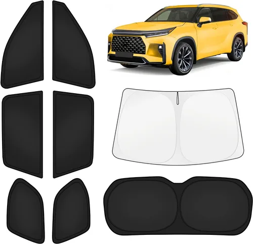 Vista 102 de KUST Parasol para parabrisas para Honda Accord 2018-2024 2025 2026, accesorios de ventana de 4 capas, protector solar plegable, bloquea los rayos