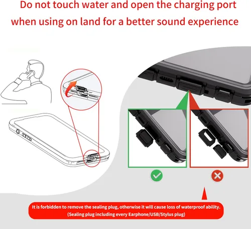 Vista 5 de ANTSHARE Funda para Moto G 2026 / G Play 2026 5G, IP68, impermeable, a prueba de polvo, a prueba de golpes, con protector de pantalla integrado