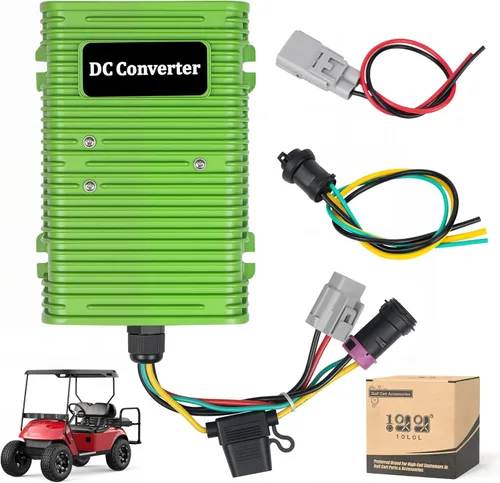 Vista 8 de 10L0L Reductor de voltaje para carrito de golf, 72 V, 48 V, 36 V a 12 V, convertidor regulador de voltaje, reductor de corriente continua para EZGO