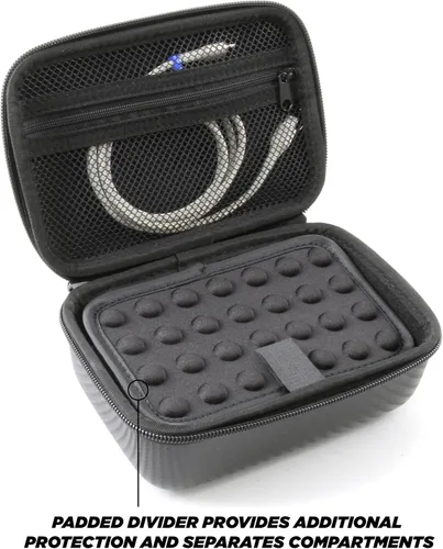 Vista 4 de CASEMATIX Funda de viaje compatible con cubierta Elgato Stream y soporte ajustable con accesorios, solo funda de viaje