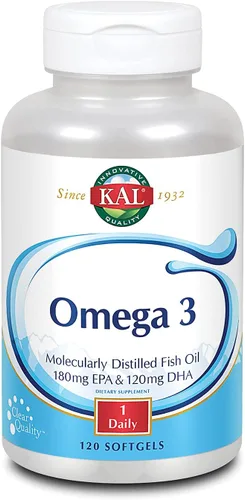 Vista 6 de KAL 180/120 1000 mg Omega 3 pescado, 60