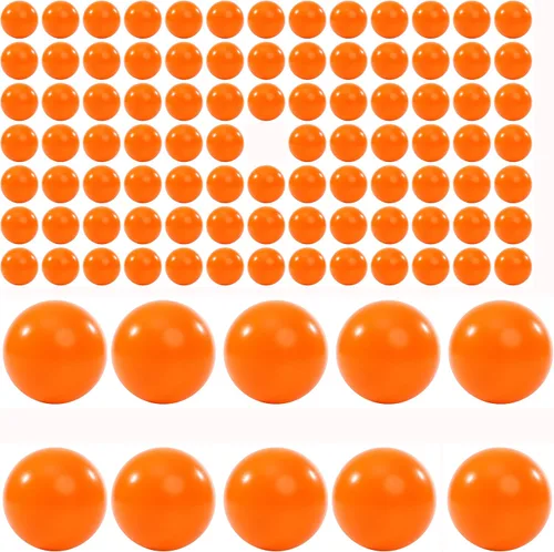 Vista 5 de Proyectiles de nailon duro de 100 x 68 Cal. Rondas cinéticas de munición de plástico calibre 68 aptos para Byrna SD, suministro de sal S2 y T4E HDR