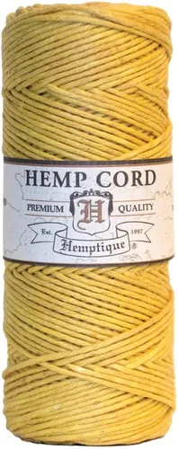 Vista 30 de Hemptique - Cuerda 100 % de cáñamo - Cordón de cáñamo de 205 pies - Hecho con amor - No. Cuerda de 0.78 a 0.82 pies para hacer joyas, macramé