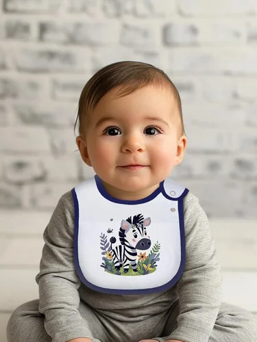 Vista 5 de Baberos de bebé para niños y niñas, algodón impermeable, paquete de 6, baba y hora de comer