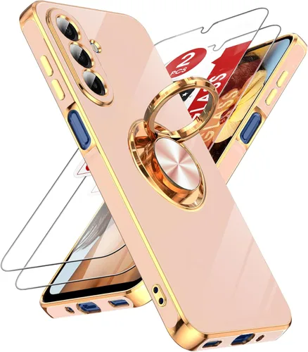 Vista 77 de LeYi Funda para iPhone XR: con Protector de Pantalla de Vidrio Templado [Paquete de 2] Soporte de Anillo Giratorio de 360°, Soporte Magnético