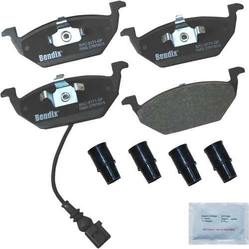 Vista 99 de Pastillas de freno delanteras semi-metálicas Bendix Priority1 CFM1774 para Ford Transit 2019-2017, Transit-150 2021-2015, Transit-250 2021-2015