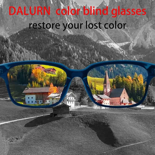 Vista 6 de Gafas de sol daltónicas YM-021 - Gafas de sol débiles de color para uso en exteriores e interiores, Rojo