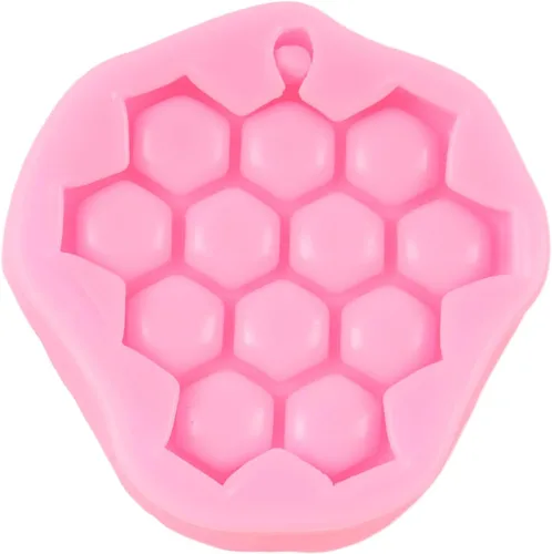 Vista 7 de Molde de silicona para colmena de panal, molde de silicona para decoración de pasteles de chocolate, decoración de cupcakes, caramelo de azúcar