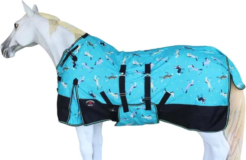 Vista 12 de 60" manta pesada impermeable 5B117 del invierno del peso de la participación del caballo 1200D