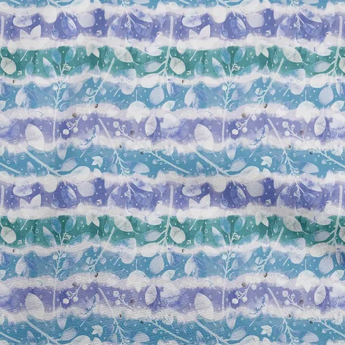 Vista 9 de oneOone The Yard - Tela de algodón flexible de color beige con estampado floral, 40 pulgadas de ancho