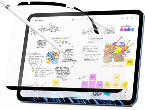 Vista 8 de MoKo Protector de pantalla magnético de papel para iPad Air de 5ª/4ª generación (2022/2020) / iPad Pro de 11 pulgadas (2022/2021/2020/2018)