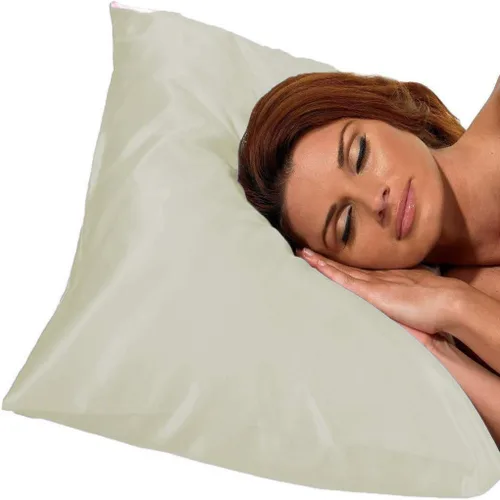 Vista 2 de Gilbin - Juego de 4 fundas de almohada de satén para cabello y piel, con cierre de sobre, con cremallera oculta, funda de almohada de satén estándar
