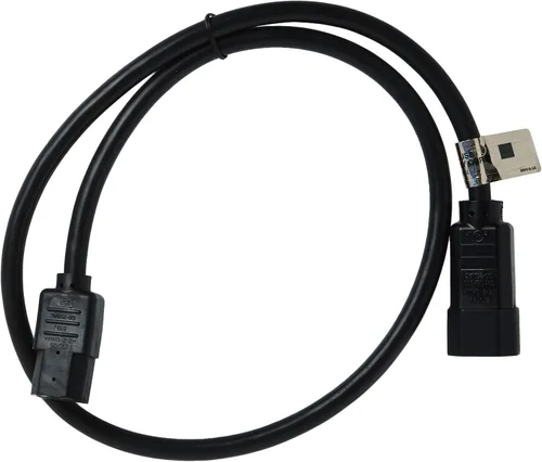 Vista 2 de TRIPP LITE P005-003 Cable de extensión de alimentación resistente 15A 14AWG C14 a C13, 3 pies, color negro