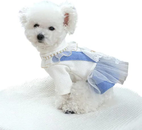 Vestidos para perro, lindo lazo, vestido de princesa para cachorro, gato, ropa para perro, falda para perro, vestido de boda para mascotas, traje de