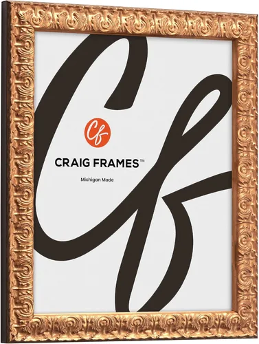 Vista 2 de Craig Frames Versalles, marco para fotos 4x5, dorado adornado