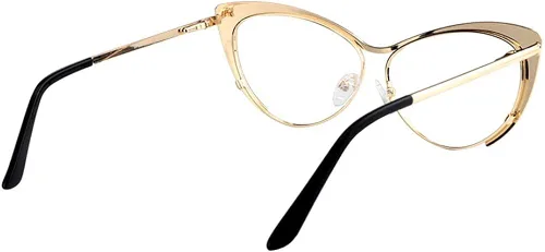 Vista 9 de Vooglam Annabelle VFM0176 - Lentes de bloqueo de luz azul con ojo de gato, L