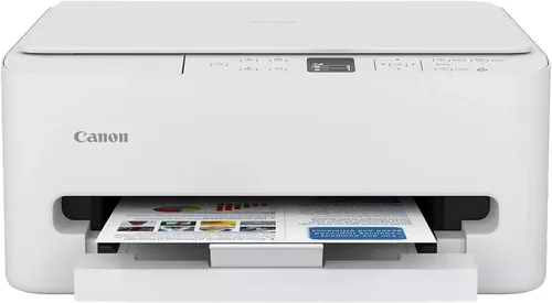 Canon PIXMA TS6520 Impresora inalámbrica de inyección de tinta a color para impresión dúplex, blanca – Impresora doméstica con copiadora/escáner