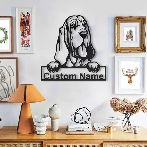 Vista 34 de Letrero de madera personalizado de perro Airedale Terrier Letrero de madera personalizado Airedale Terrier Airedale Terrier divertido Regalo