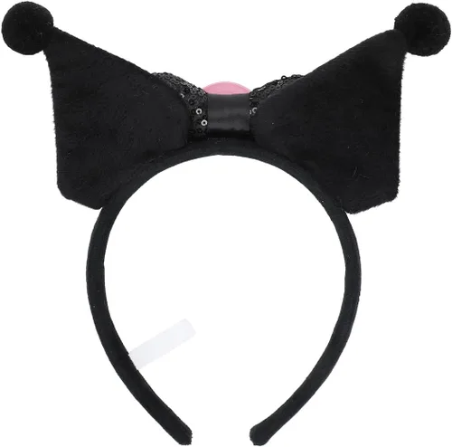 Vista 4 de Bioworld Kuromi - Diadema de tela de felpa suave para cosplay