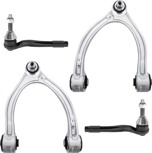 Vista 512 de Detroit Axle - 4 brazos de control de extremo delantero para Nissan Frontier Xterra 2000-2004 Brazos de control inferior y superior con rótulas