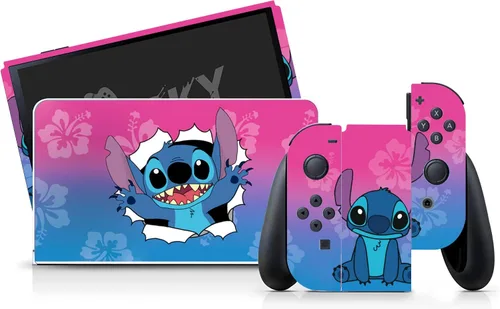 Vista 4 de Adhesivos de vinilo mate con diseño de anime Switch OLED (solo interruptor OLED)
