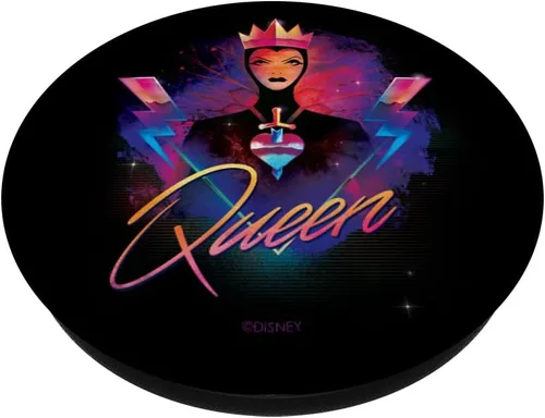 Vista 2 de Disney Villains Evil Queen 90s Rock Band PopSockets PopGrip: agarre intercambiable para teléfonos y tabletas