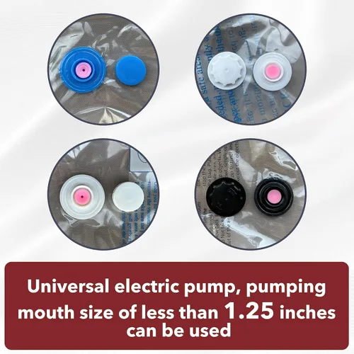 Vista 4 de Bomba de aire eléctrica para bolsas de almacenamiento al vacío, adecuada solo para bolsas de vacío de la marca MEIQIHOME