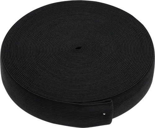 eBoot Carrete elástico (1 pulgada x 11 yardas, negro)
