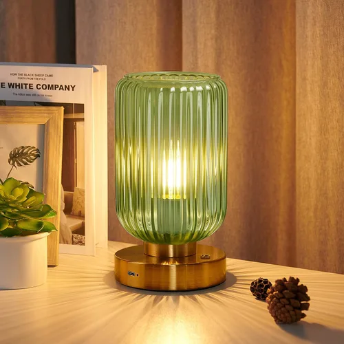 Vista 16 de LigthRound Touch Table Lamp for Bedroom, Cordless Bedside Small Table Lamp, Dimmable Rechargeable Battery Operated Lamp for Nightstand, Bedside