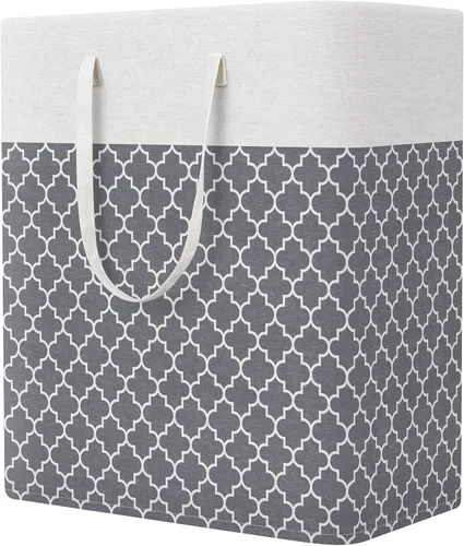 Vista 13 de StorageRight Cesta de Lavandería Canasta Grande Plegable con Asas de Fácil Transporte, Cestas de Ropa Independientes para Lavandería, Dormitorio