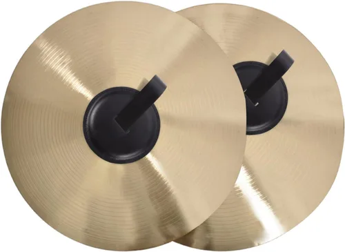 Vista 9 de 1 Unidades Symphony Cymbal Straps Cuero Platillo Cinturón para Instrumento Musical Accesorio (Negro)