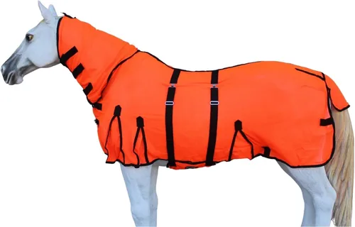 Vista 2 de CHALLENGER 74" Caballo Malla Verano FlySheet Spring Airflow Cuello 73105