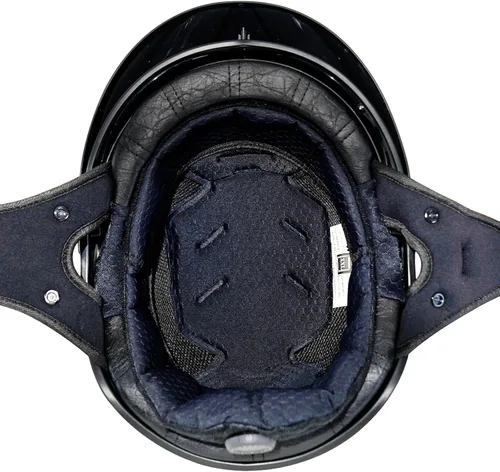 Vista 5 de VCOROS Half Helmets VHF04 - Visera para el sol de cara abierta, hebilla de liberación rápida, ajustable, aprobado por DOT, para ciclismo, retro