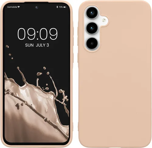 Vista 13 de kwmobile Funda compatible con Samsung Galaxy A12 - Funda protectora de silicona TPU suave y delgada - Verde oscuro mate