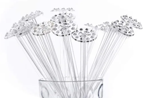 Vista 8 de Swizzle Lemon Muddler para cócteles y bebidas de té helado (paquete de 25) (negro, 4.331 in pequeño)