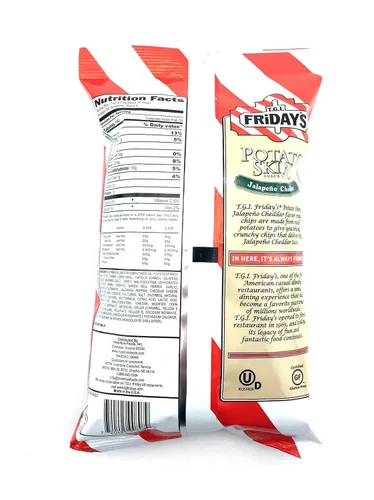 Vista 4 de T.G.I. Friday Papas fritas de patata, cheddar de jalapeño, 4.5 onzas (paquete de 3)