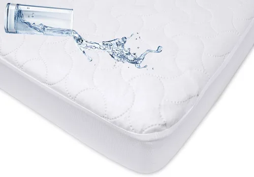Vista 5 de American Baby Company Protector de colchón impermeable para cuna pequeña de Blanco - 1 paquete