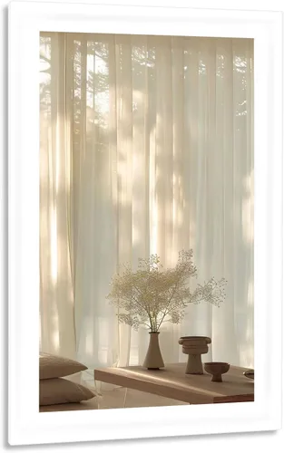 Vista 27 de CULER Espejo de pared de madera blanca para baño, espejos colgantes rectangulares de 20 x 16 pulgadas con marco de madera para sala de estar Blanco