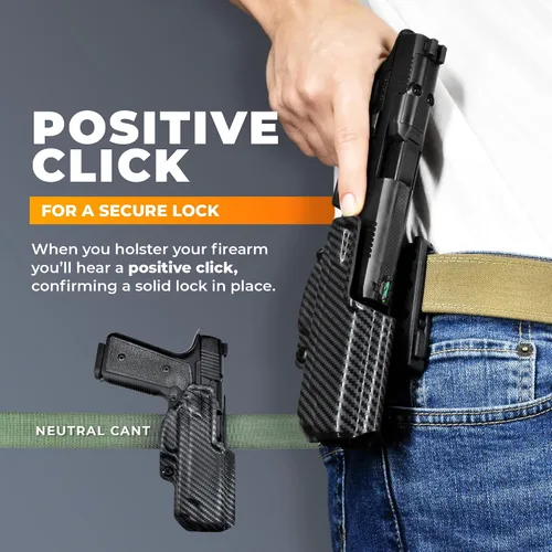 Vista 4 de OWB Concealment IDPA - Funda exterior de la cintura - se adapta a IWI Masada