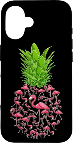 Vista 30 de Funda para iPhone 11 Pro Max Hawaii Pineapple Flamingo
